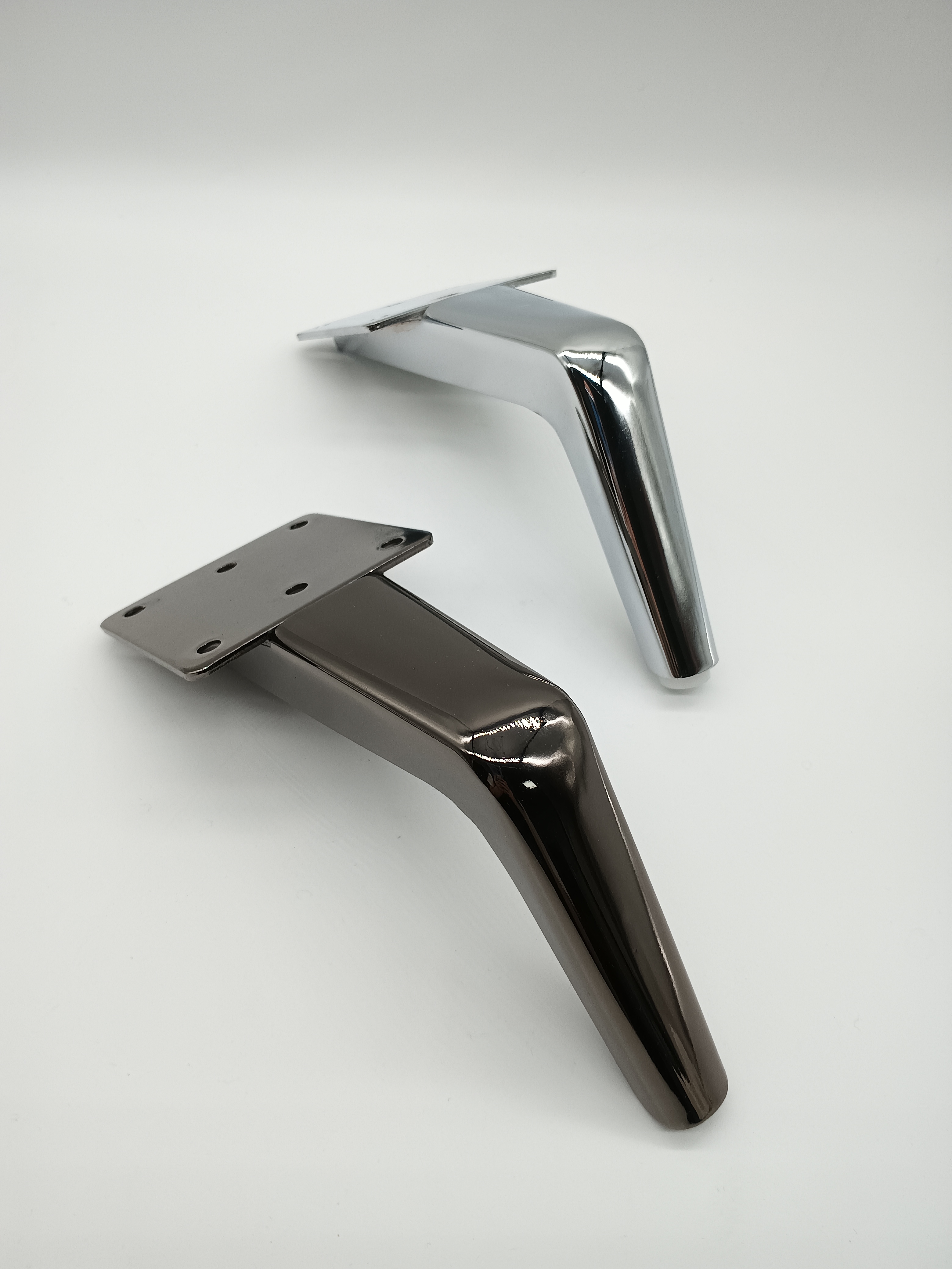 High Quality Metal Tapered Cabinet Table Chrome Furniture Sofa Legs