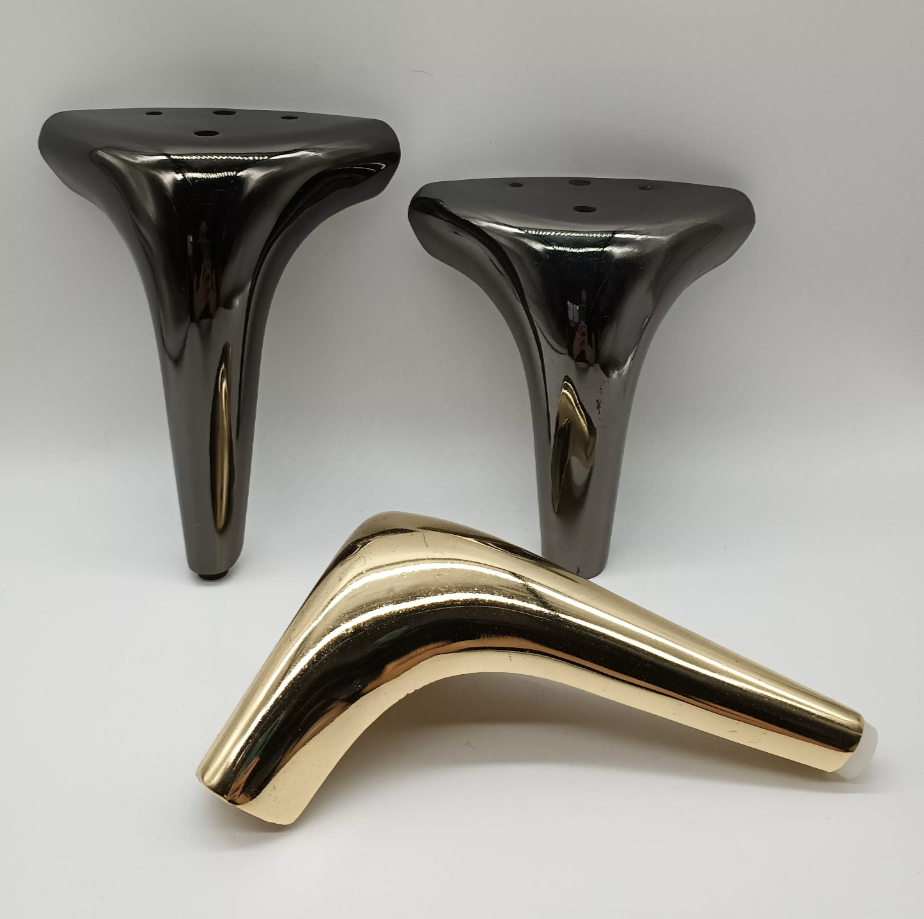 Furniture Feet Stainless Cabinet Support Foot Adjustable Height Sofa Accessories Tube Leg