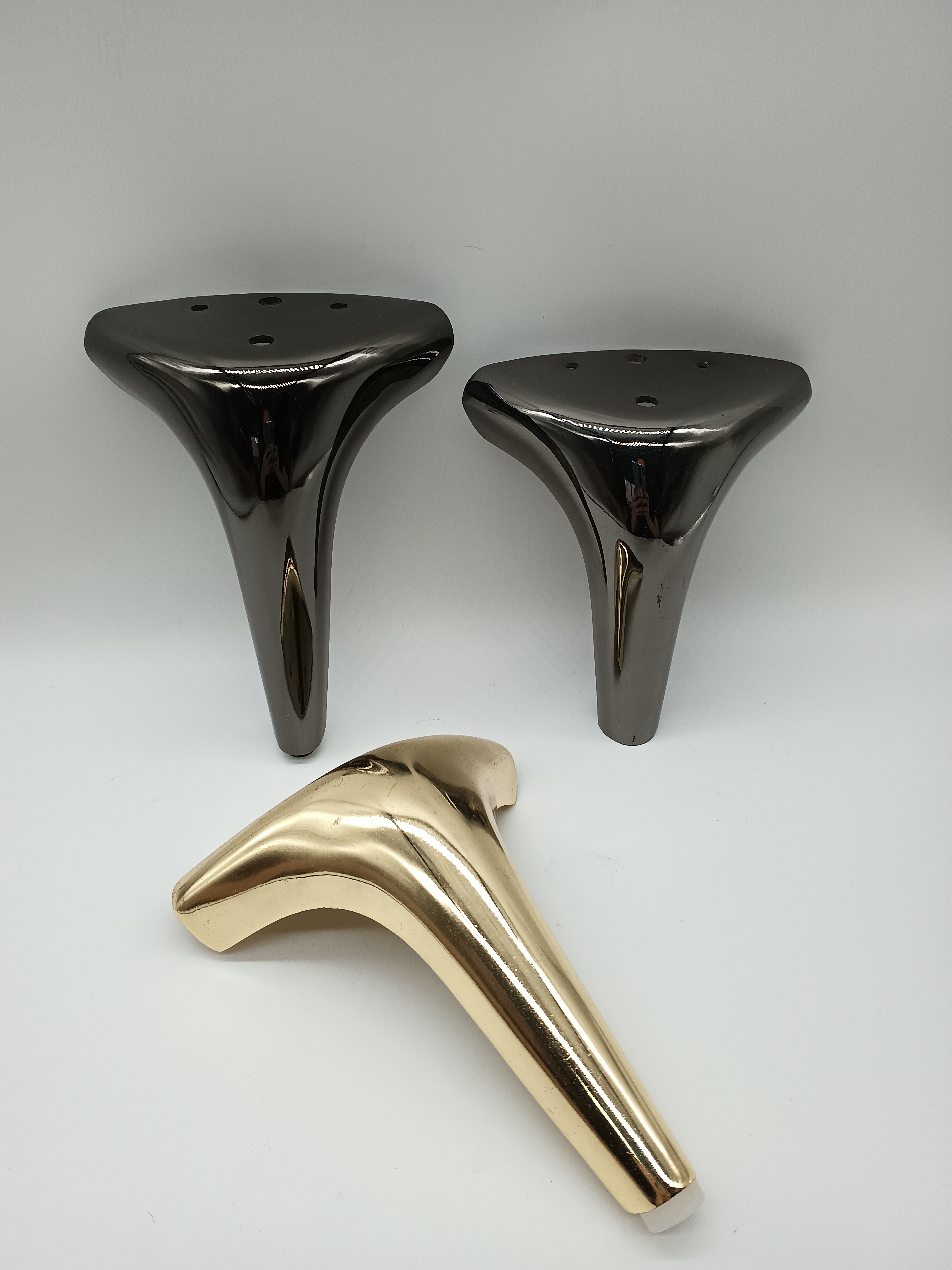 Furniture Sofa Feet Stainless Cabinet Support Foot Adjustable Height Sofa Accessories Tube Leg