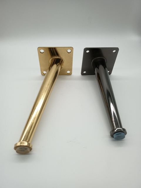  4-8inch/10-18 cm Stainless Steel Furniture Parts Single Metal Sofa legs Accessories