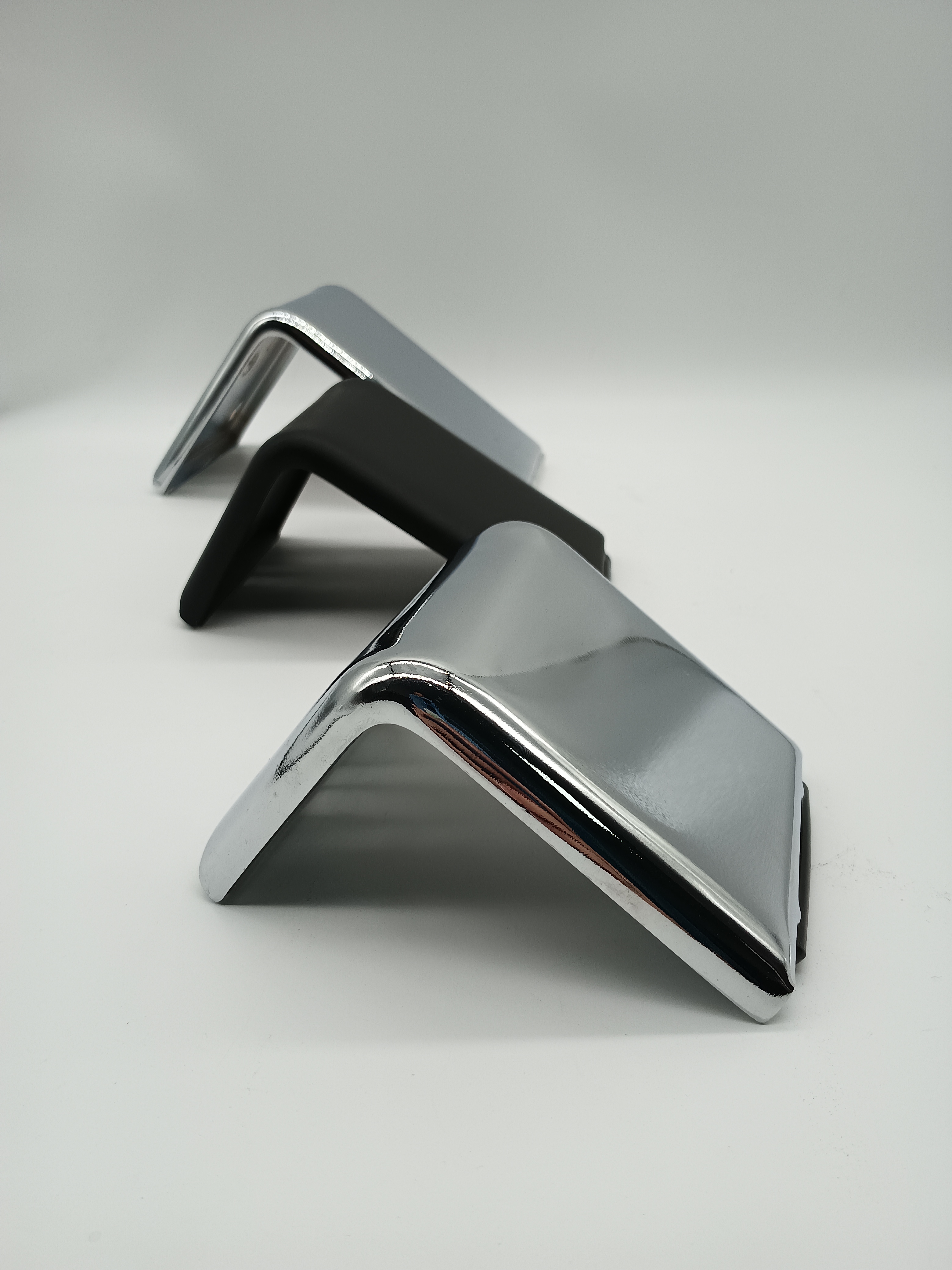 OEM Hot Steel Sofa Legs Material Cabinet Feet Tapered Living Room Furniture Feet Metal Black Cover Satin Kitchen 