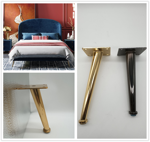  4-8inch/10-18 cm Stainless Steel Furniture Parts Single Metal Sofa legs Accessories