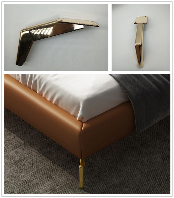  Hot Sale Style Golden Sofa Accessories Metal Furniture Parts Angle Sofa Chair Legs