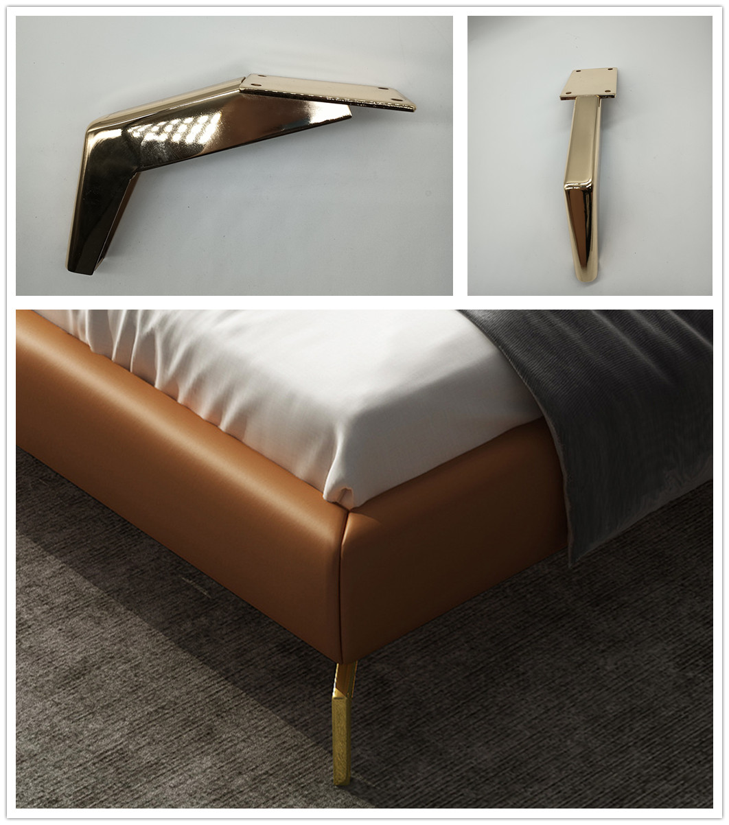  Hot Sale Style Golden Sofa Accessories Metal Furniture Parts Angle Sofa Chair Legs