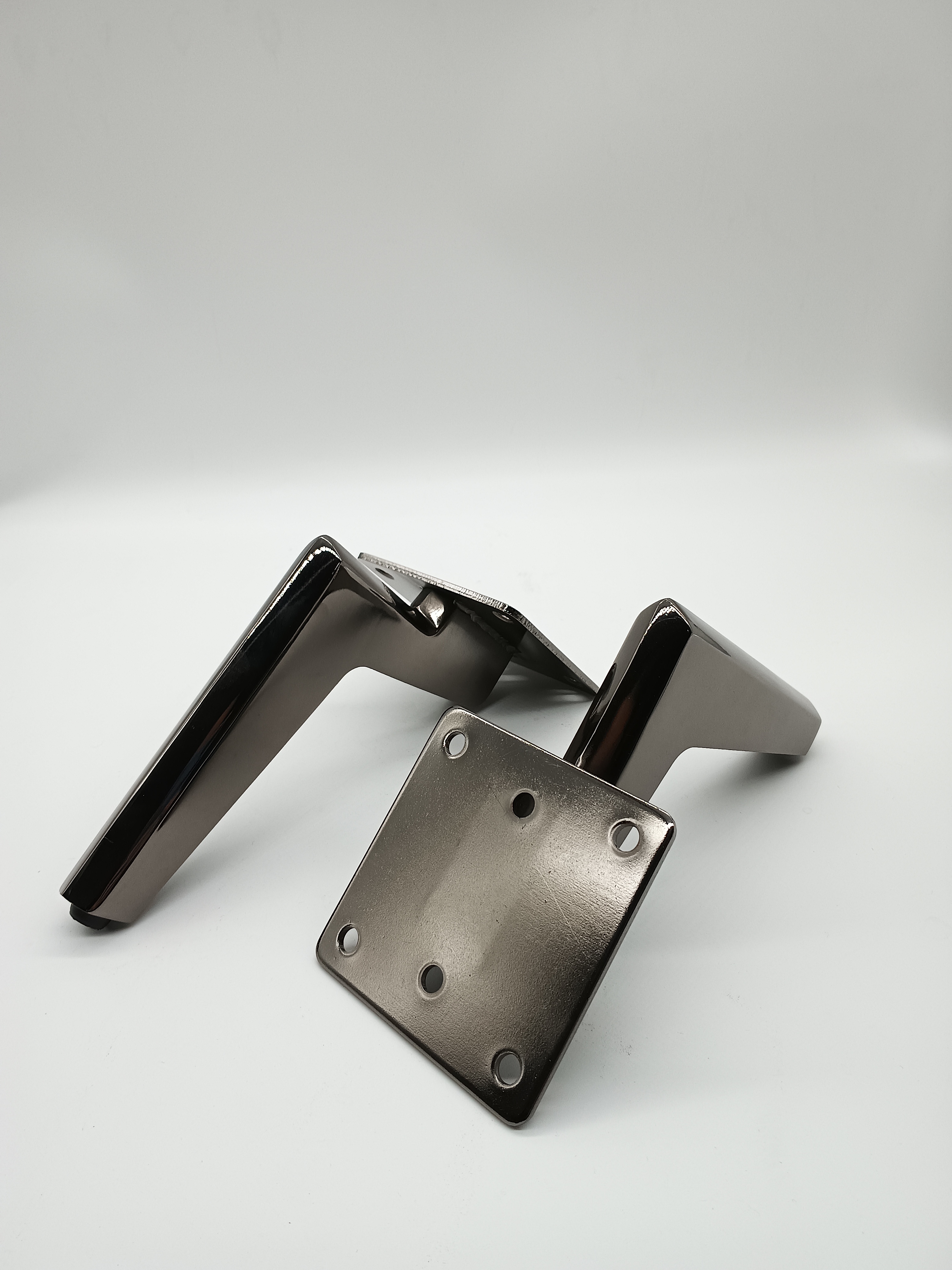 Height 150mm Stainless Steel Furniture Leg Adjustable Metal Sofa Leg 