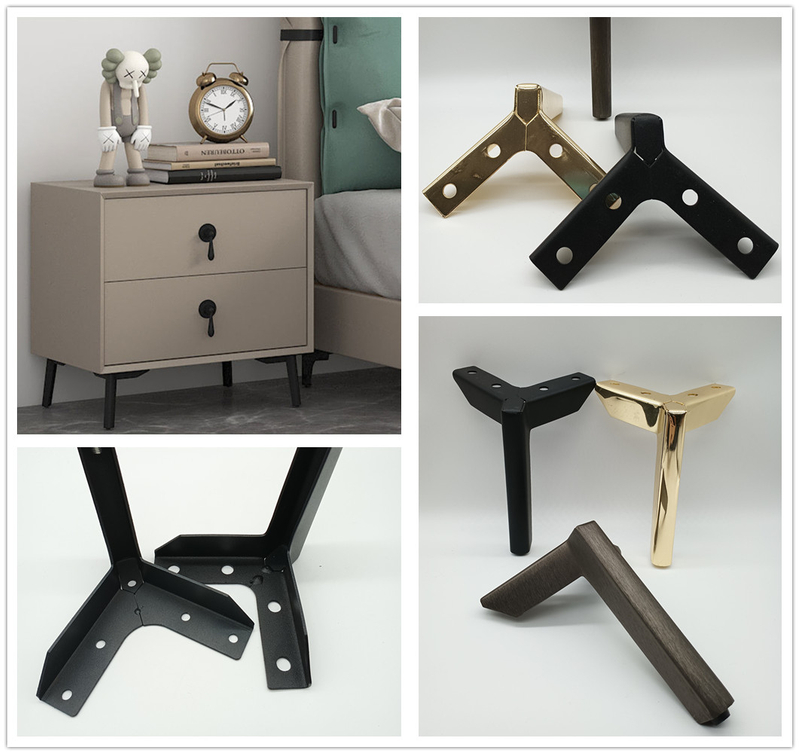 New Style Living Room Iron Furniture Feet Table Cabinet Chrome Sofa Leg